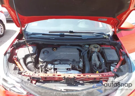 2017 Chevrolet Cruze Lt Auto из США, поврежденный, VIN 3G1BE6SM8HS512504